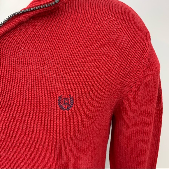 Chaps 1/4 Zip Mock Neck Sweater - Picture 3 of 6
